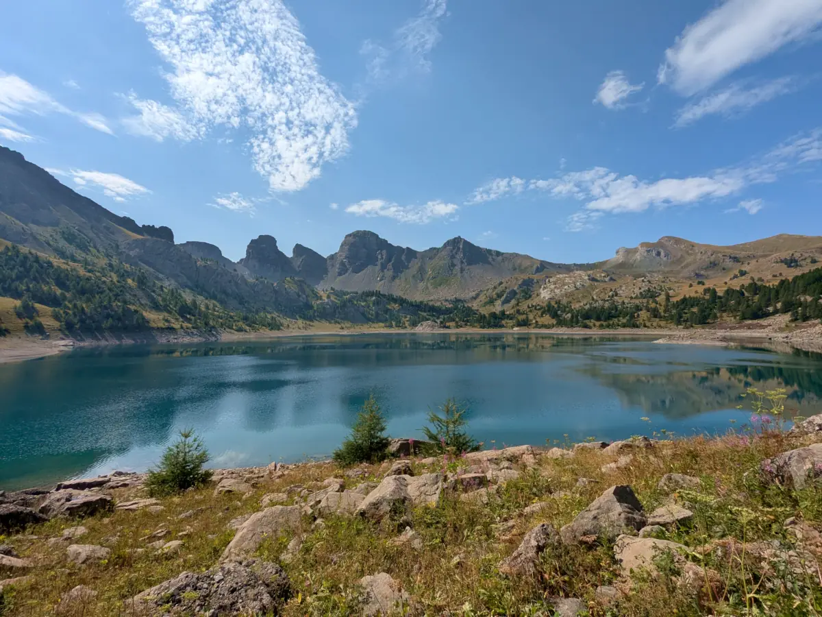 Le lac d'Allos © VF