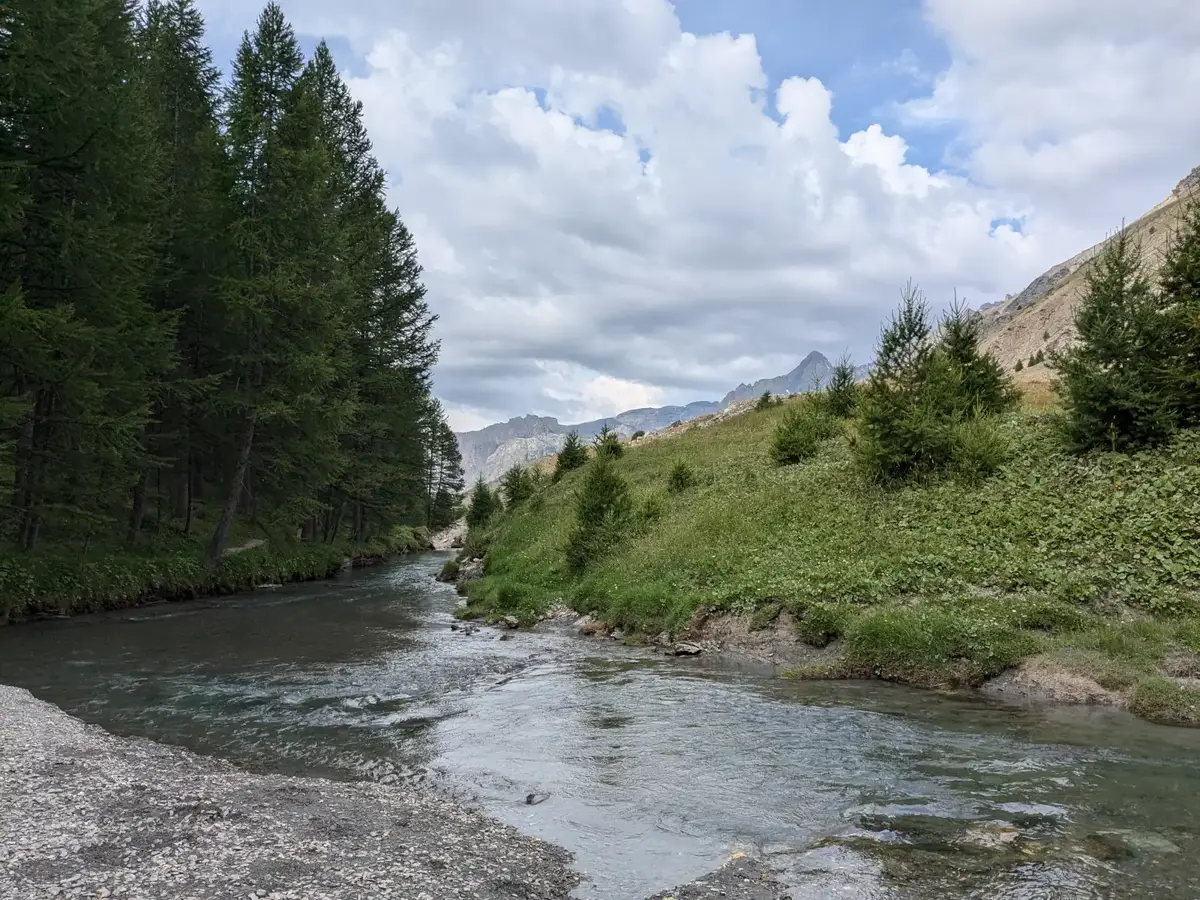 L'Ubaye près du Plan de Parouart