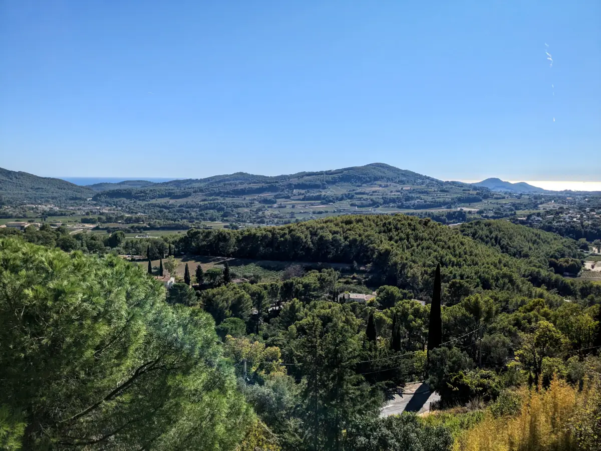 Panorama depuis Le Castellet