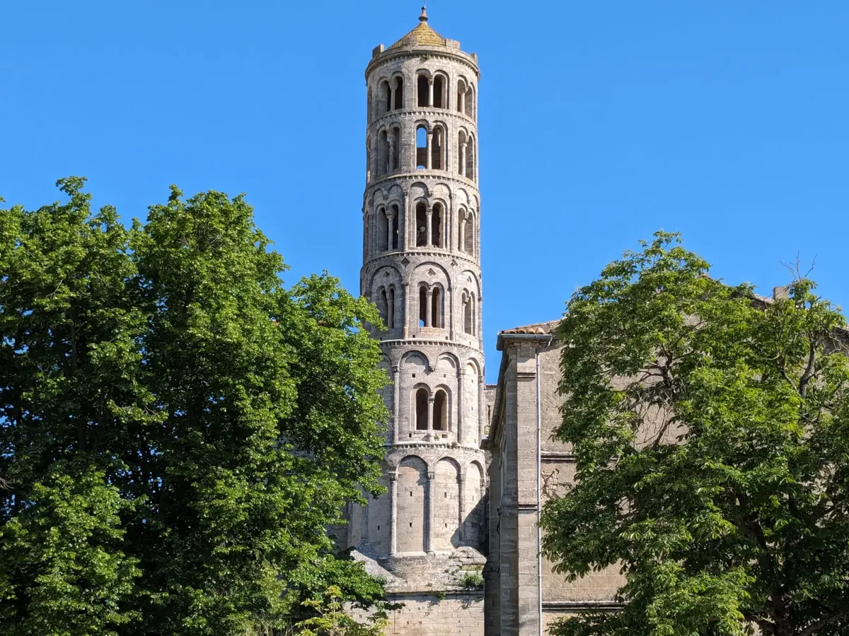 Fenestrelle Tower and Saint-Théodorit Cathedral in Uzès