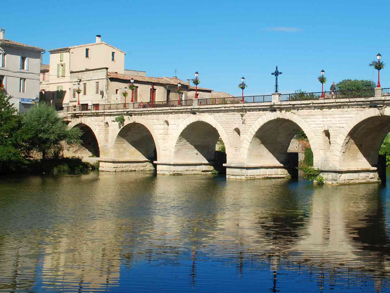 Sommières et le Vidourle
