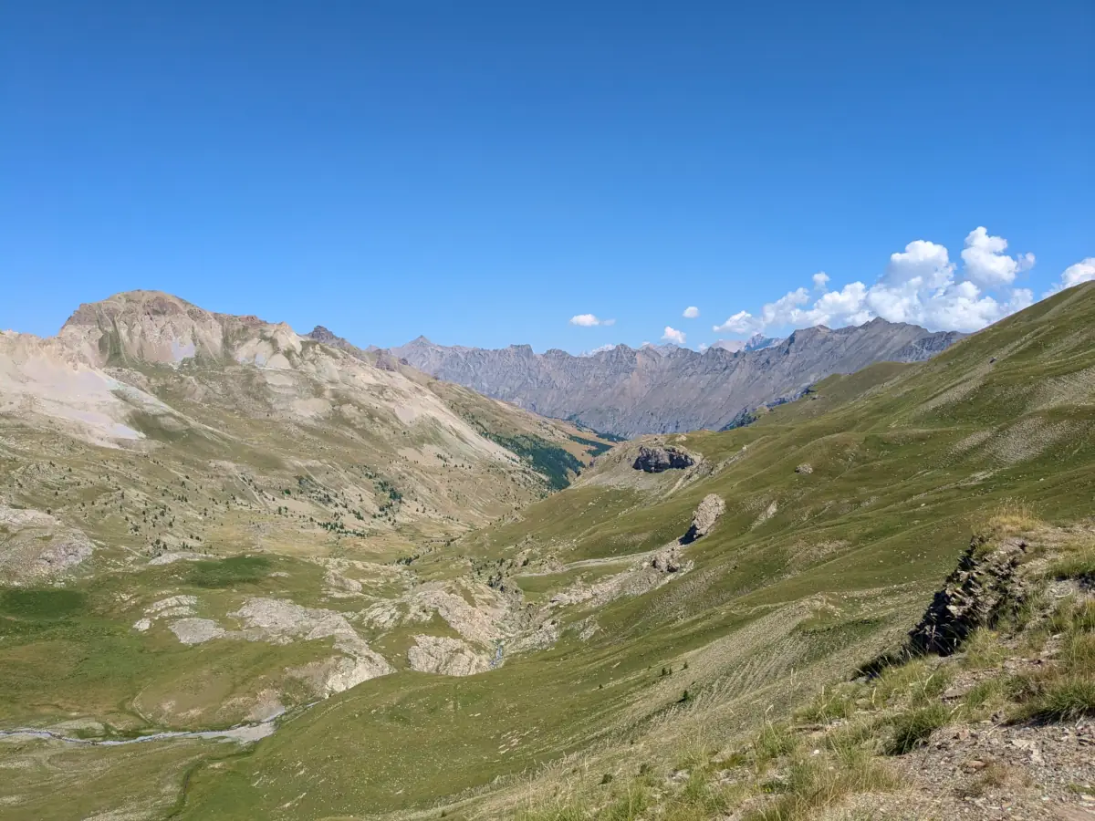 Landscape of the Mercantour Park